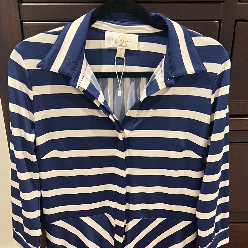JB by Julie Brown Navy and White Dress